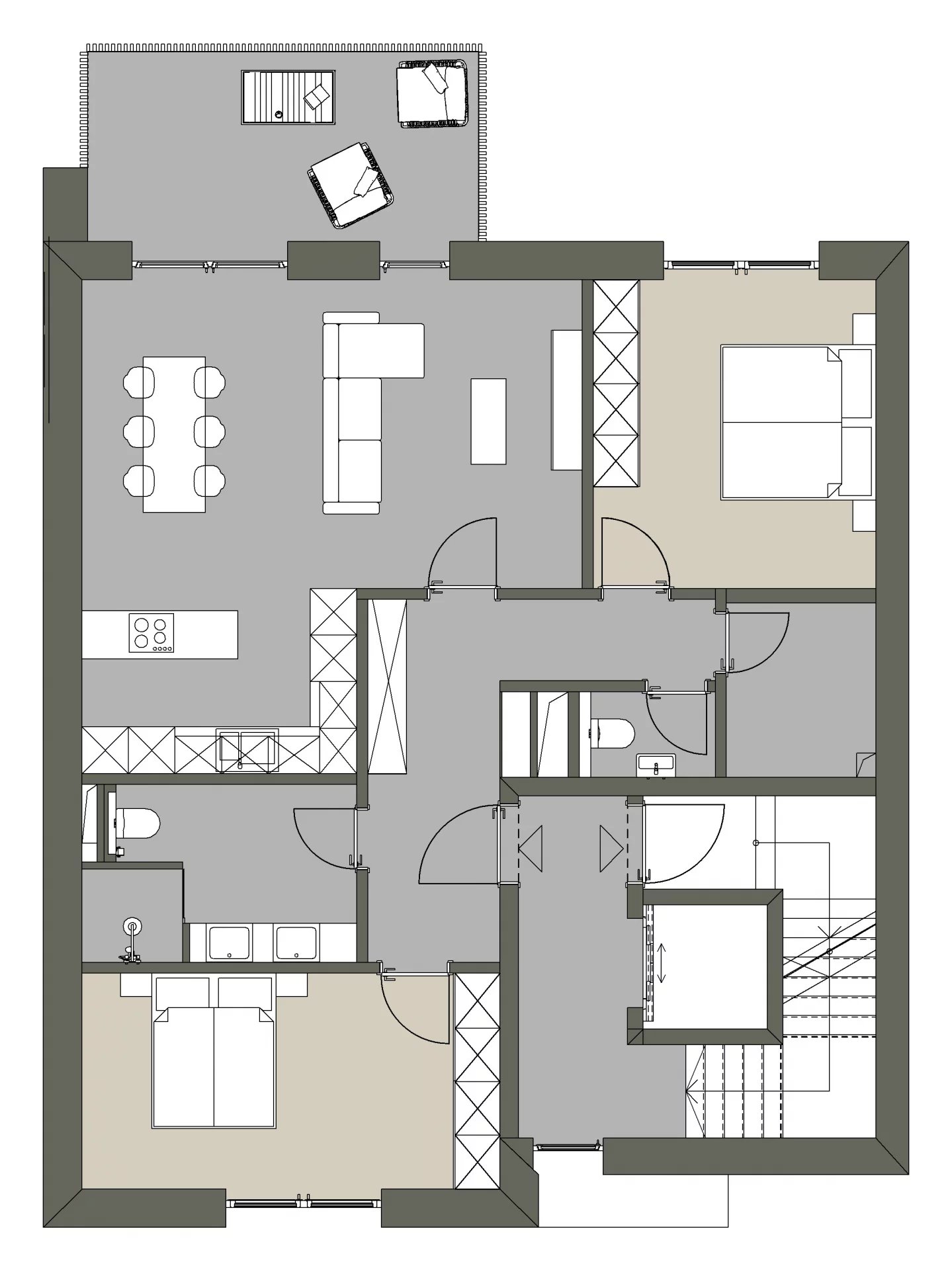 Appartement 2 chambres à vendre à Dudelange