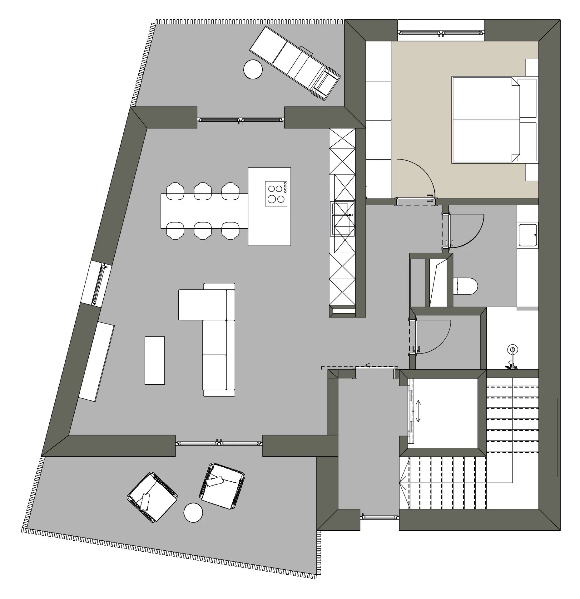 Appartement 1 chambre à vendre à Dudelange