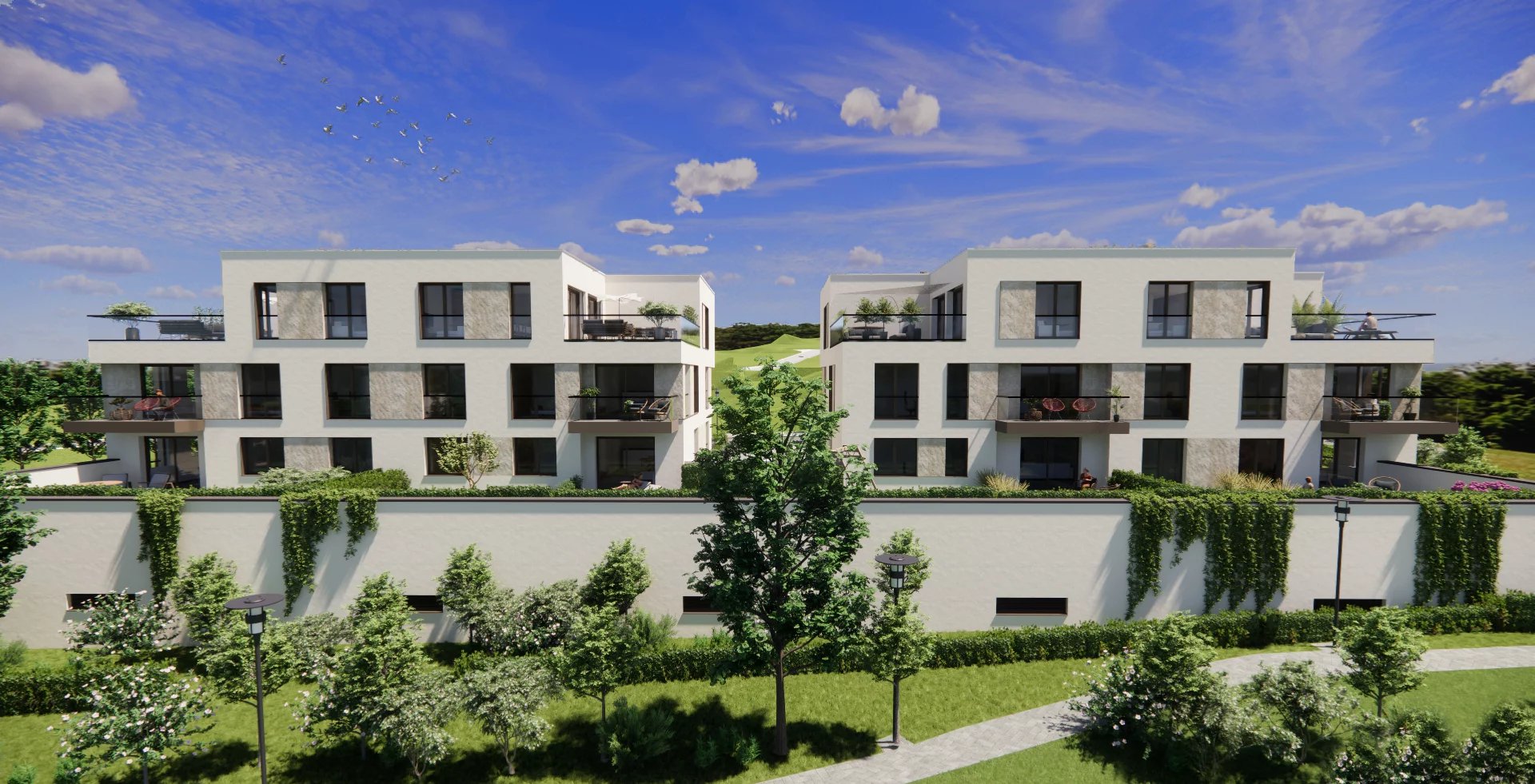 Appartement 2 chambres à vendre à Helmsange-Walferdange