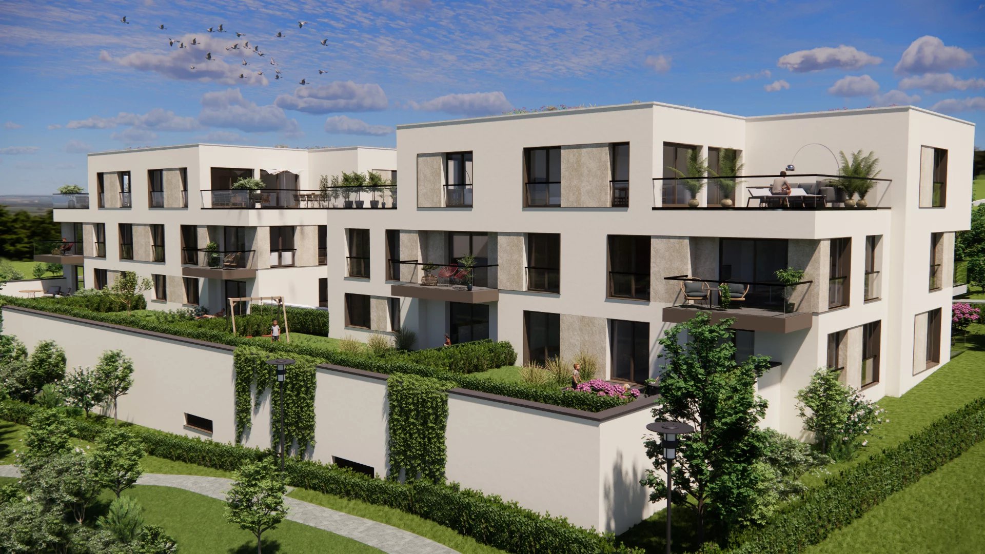 Appartement 2 chambres à vendre à Helmsange-Walferdange